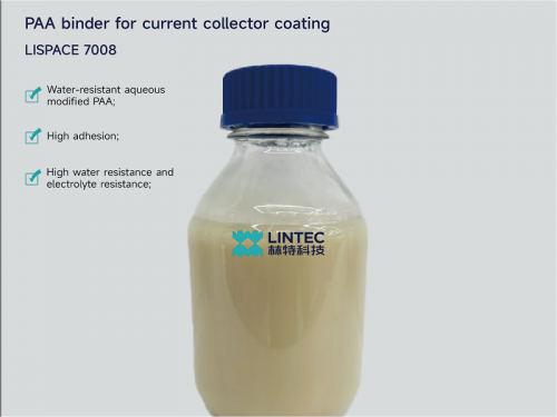 Water-resistant PAA Binder LISPACE 7008 for Carbon-Coated Copper foil current collector